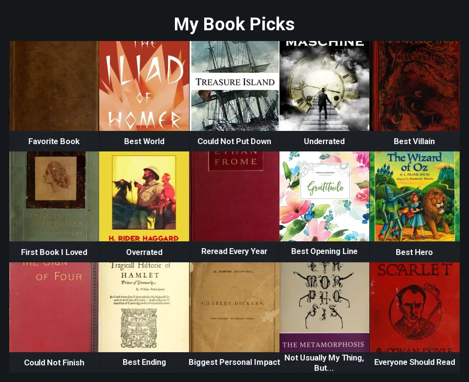 My Book Picks