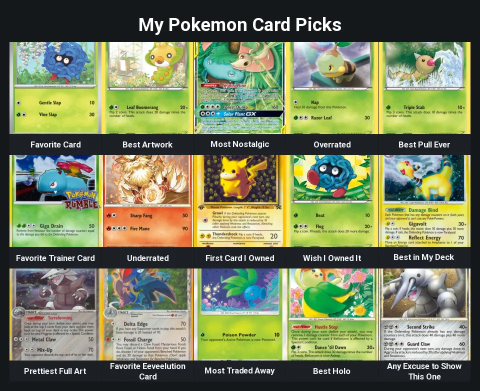 My Pokemon Card Picks
